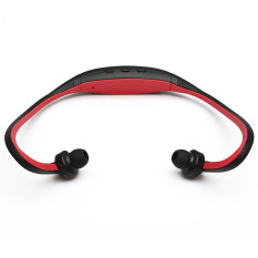 Autoleader Stereo Sport Headset MP3 Music Player Micro SD TF Slot (Red) (Intl)
