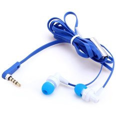 Awei ES - 710hi Super Bass In-ear Earphone with 1.2m Cable Mic Volume Control for Smartphone Tablet PC (Blue) - Intl
