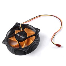 Azone High Quality 1X 85Mm Cpu Cooling Cooler 4 Socket 9225 Case Fan For Replacement ( Yellow ) - Intl