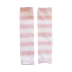 Baby Leggings Arm Leg Warmer Soft Socks Legging Anak Bayi Balita - Pale Pink White