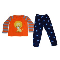 Baby Talk - Pajamas Lion Orange Baju Tidur Untuk Bayi dan Anak