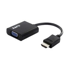 BAFO BF-3369 Hitam HDMI to VGA Audio Kabel Adapter