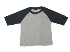 Baju Yuli Kaos Raglan Anak Polos - Hitam
