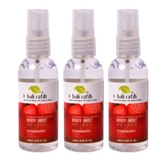 Bali Ratih - Paket Body Mist Strawberry 3pcs - 60ml