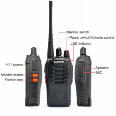 Baofeng HT Radio BF-888S UHF + Gratis Earset Handy Walkie Talkie