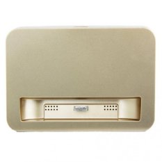 Baterai & Charger Charging Dock Lightning 8 Pin for iPhone 5/5s/5c/iPod touch 5 - Golden