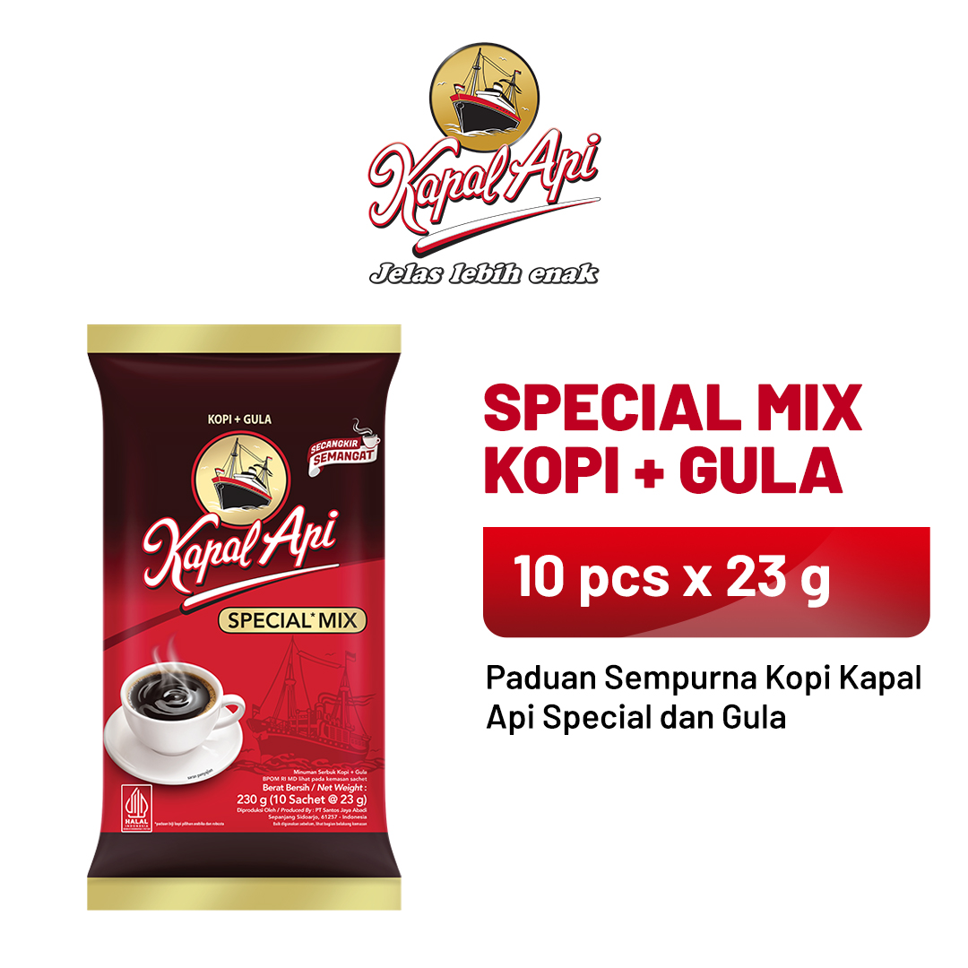 Jual Kapal Api Special Mix Isi Gr X Sachet Minuman Serbuk Kopi