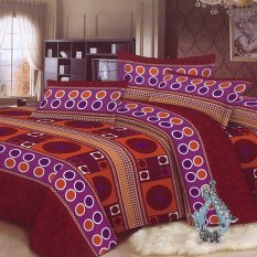 Belarose Set Bed Cover Garnia - 180x200 - Merah