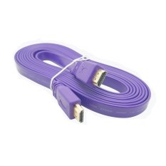 Best CT 1.5 Meter 1080P HDMI to HDMI Flat Cable 1.4V for DVD HDTV PS3 ungu