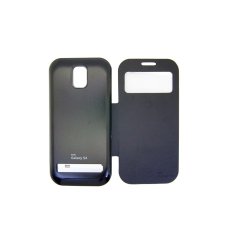 Best CT 3200mAh External Battery with S View Flip Cover Case for Samsung Galaxy S4 i9500 Hitam