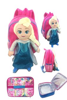 bgc disney frozen fever elsa tas ransel anak sekolah tk boneka timbul import lunch bag bgc disney frozen fever elsa tas ransel anak sekolah tk boneka timbul import lunch bag