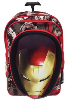 bgc marvel avenger iron muka timbul 3d 3 kantung timbul import cover tas troley anak bgc marvel avenger iron muka timbul 3d 3 kantung timbul import cover tas troley anak