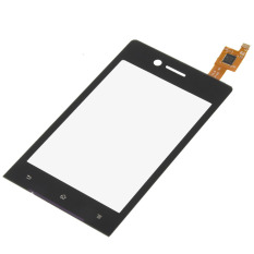 Black Front Touch Screen Digitizer Replacement Parts For SONY ST23 ST23i- INTL