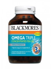 Blackmores Omega Triple concentrated Fish Oil - 60 Kapsul