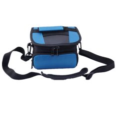 Blue DSLR Shoulder Bag Camera Case For Nikon D3300 D3200 D3100 D3000 D5200 D5100 D5000 (Intl)