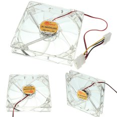 Blue LED 120mm 4Pin Desktop PC CPU Fan for Computer Case Cover Cooling System