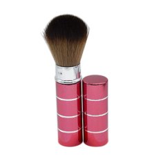 Bluelans Portable Retractable Handle Makeup Brush Set Kit Pro Powder Blush Brush Red
