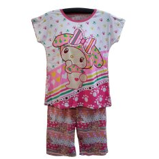 BnV Baju Tidur BabyDoll Setelan #7711 - Pink