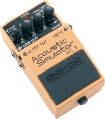 Boss Effect Pedal Gitar Accoustic Simulator Ac-3 - Cream