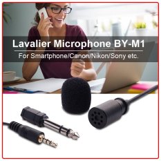 BOYA Lavalier Microphone BY-M1 for Smartphone iPhone 5S 6 Plus DSLR Nikon - Intl