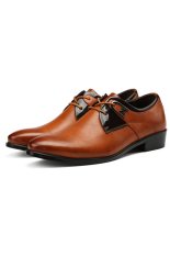 Brand New Footwear Leather Shoes for Men WJZ596 (Brown)