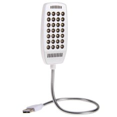 Bright 28 LED USB Mini Light Flexible Computer Lamp Laptop PC Desk Reading (Intl)