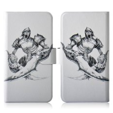 Broadsword Skull PU Leather New Flip Case Cover For LG Optimus L9 P760 P765