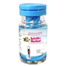 BSH Capsul Body Slim Herbal Diet Alami Dan Original - Herbal Pelangsing - Putih