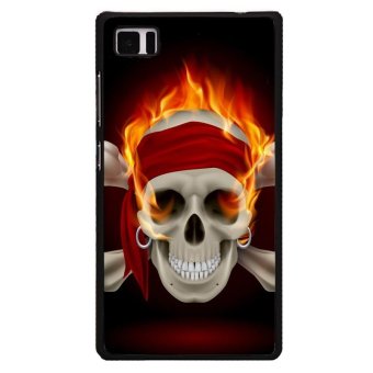 burning skull phone for xiaomi mi3 black burning skull phone for xiaomi mi3 black