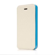 Capdase Folder Case Sider Baco for Apple iPhone 5s - Putih-Biru
