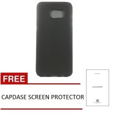 Capdase Posh Slim Fit Soft Case Samsung Galaxy S7 Edge - Abu-abu+ Gratis Screenguard