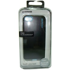 Capdase Soft Case for Iphone 5/5S Vika Black/L - Biru