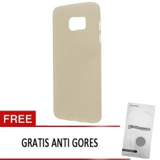 Capdase untuk Samsung Galaxy S7 Case - Posh Slim Fit Soft Case - Tinted Gold
