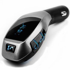 Car Kit MP3 Player Wireless Bluetooth FM Transmitter LCD Display Radio Adapter Car Charger with USB SD Card Reader for iPad iPhone Samsung and Other Smart Phones - Intl