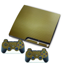 Carbon Fiber for PlayStation 3 PS3 Slim 2 Controller Skins Awsome Custom Sticker (Intl)