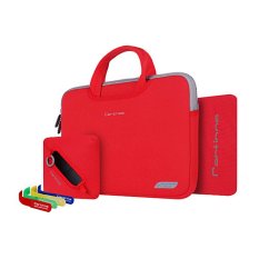 Case for 11.6 Inch Laptops HP Dell Toshiba ASUS Sony Nylon Lycra Fabric Handbag - Red (Intl)