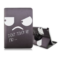 Case for Apple iPad Mini 4 360 Degrees Rotating Flip Stand Case Cover - Don‘t Touch My Pad