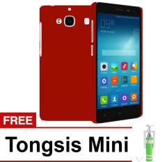 Case for Xiaomi Redmi 2 / 2 Prime / 2 Pro / 2S Ultra KIN Case Hard Like Nillkin Frosted - Merah + Gratis Tongsis Mini Random