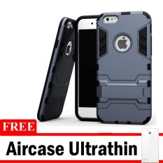 Case Galaxycom High Protection For Iphone 5 / 5S / 5G ? Hitam + Gratis Ultra Thin