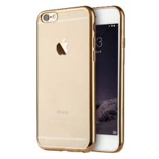 Case iphone 5/5S/SE Softcase List Chrome- Emas