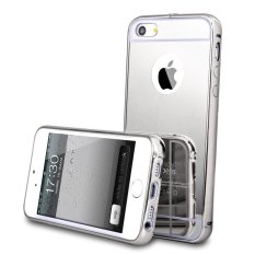 Case Iphone SE / 5S / 5 Aluminium Bumper Mirror - Abu-abu