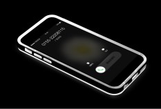 Case LED For Apple iPhone 5 Transparent - Putih
