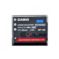 Casio Baterai NP-120 - Hitam Abu