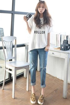 casual ripped boyfriend solid denim casual ripped boyfriend solid denim