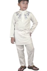 Catenzo Baju Koko Anak Laki-Laki - Putih