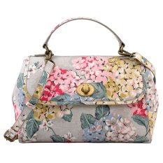 Cath Kidston Hydrangea Turnlock Handbag - Gray