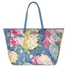 Cath Kidston Large Trim Tote Hydrangea Blue