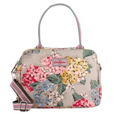 Cath Kidston Matt Oilcloth Busy Bag Handbag Crossbody Tote 16SS Hydrangea Colour Oat 556149 (Intl)