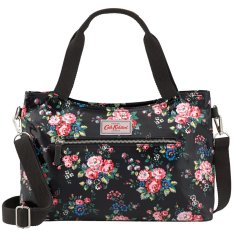 Cath Kidston Zipped Handbag Spray Flowers with Detachable Strap