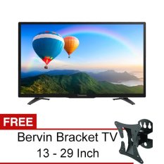 Changhong LED TV 19D2000A LED TV 19 Inch USB Movie HD (Hitam) - Gratis Bracket Tv 13 - 29 Inch